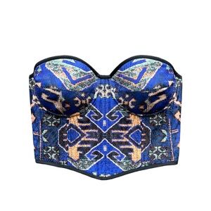 Empowered Edge Crop Corset Vintage